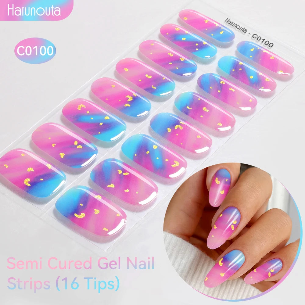 Bandes de Vernis Semi-Permanent Autocollantes