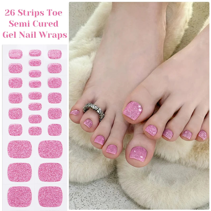 Bandes de Vernis Semi-Permanent Autocollantes
