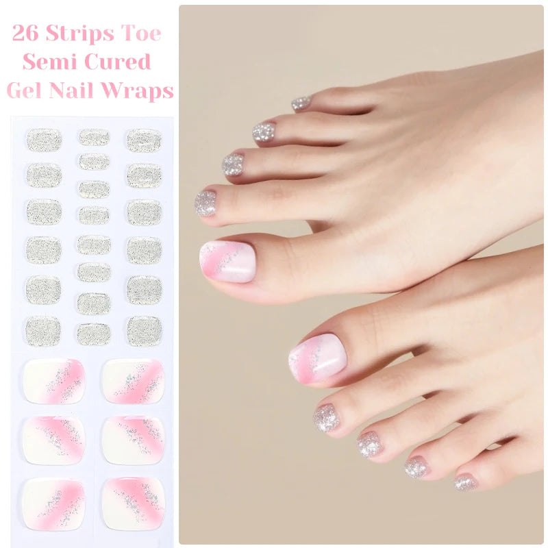 Bandes de Vernis Semi-Permanent Autocollantes