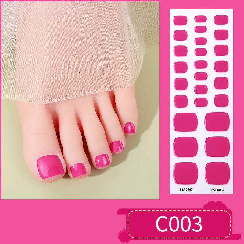 Bandes de Vernis Semi-Permanent Autocollantes