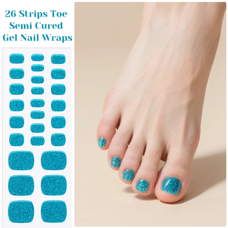 Bandes de Vernis Semi-Permanent Autocollantes