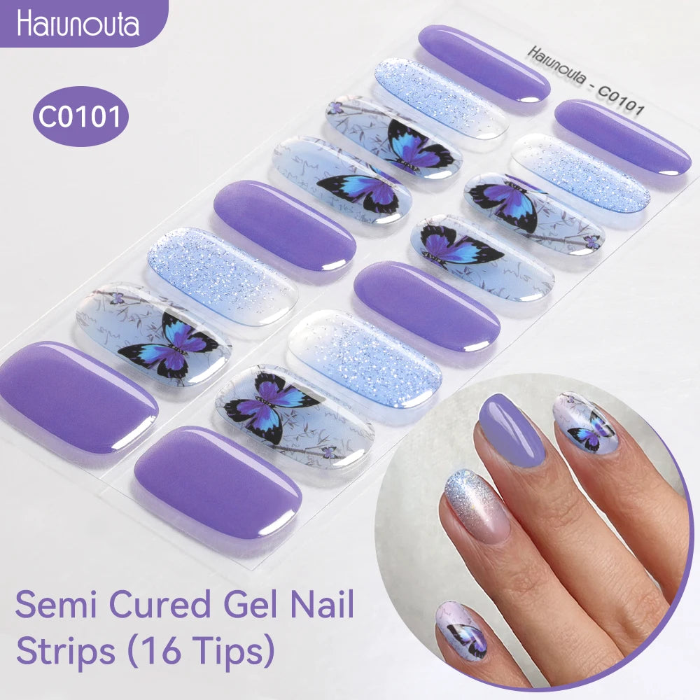 Bandes de Vernis Semi-Permanent Autocollantes
