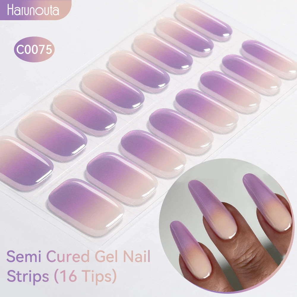 Bandes de Vernis Semi-Permanent Autocollantes