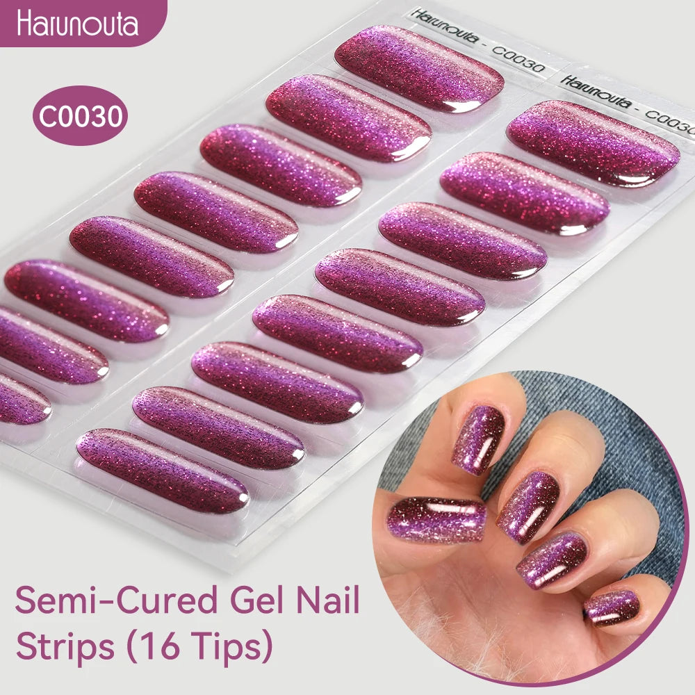 Bandes de Vernis Semi-Permanent Autocollantes