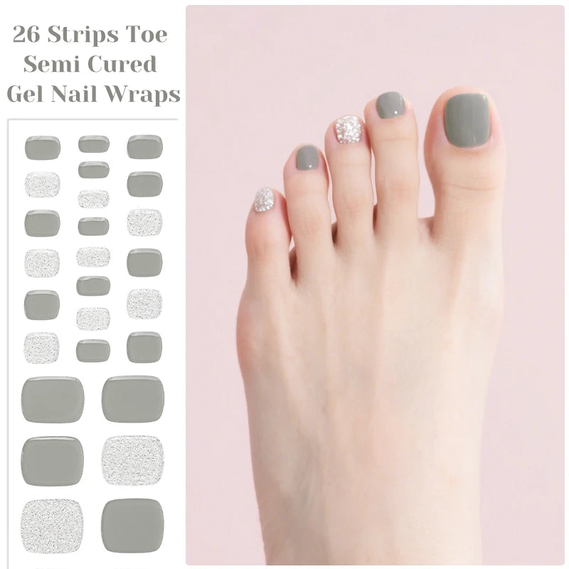 Bandes de Vernis Semi-Permanent Autocollantes