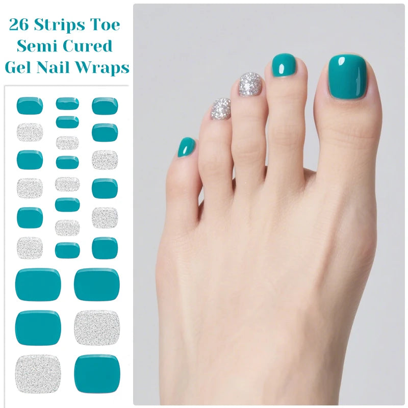 Bandes de Vernis Semi-Permanent Autocollantes