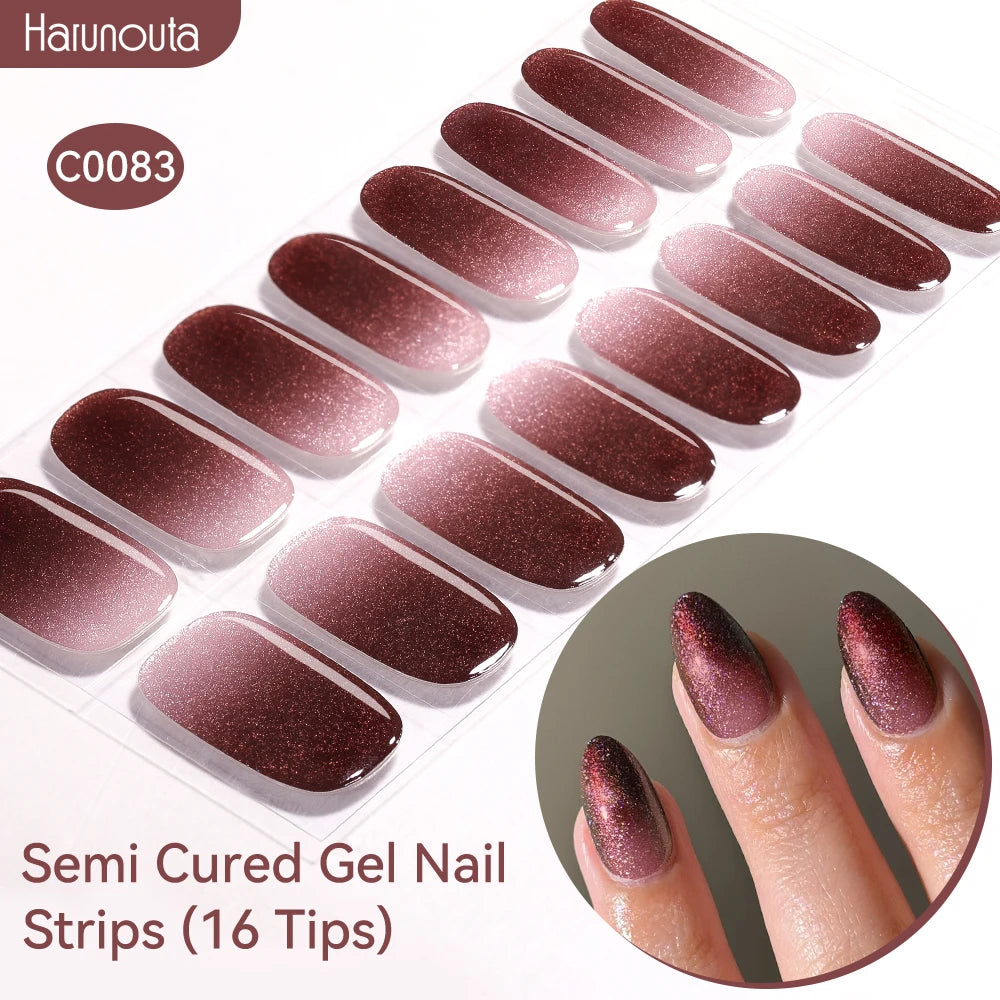 Bandes de Vernis Semi-Permanent Autocollantes