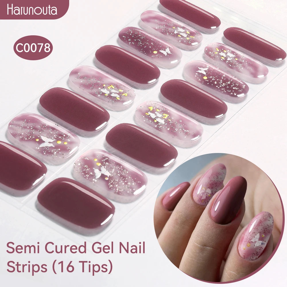 Bandes de Vernis Semi-Permanent Autocollantes