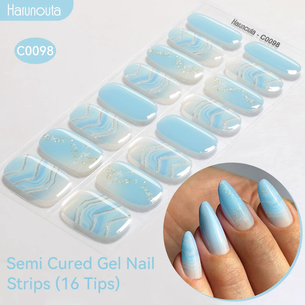 Bandes de Vernis Semi-Permanent Autocollantes