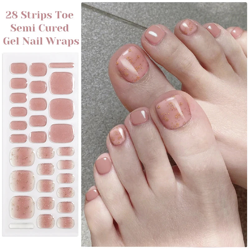 Bandes de Vernis Semi-Permanent Autocollantes