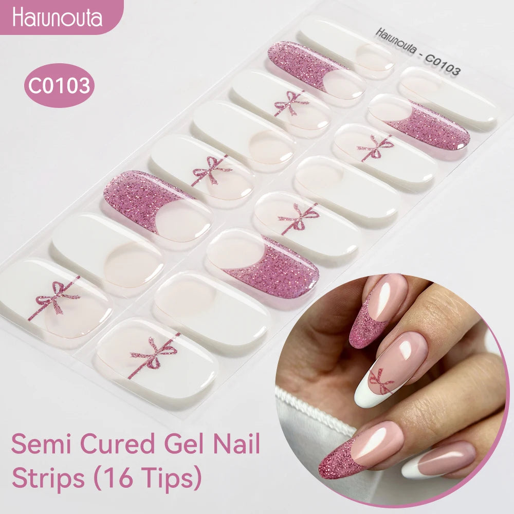 Bandes de Vernis Semi-Permanent Autocollantes
