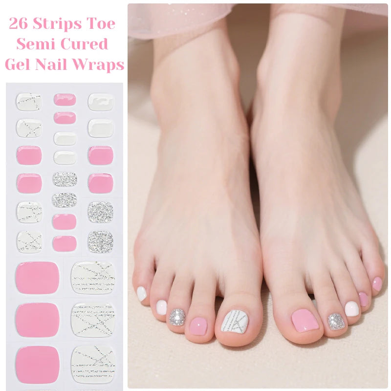 Bandes de Vernis Semi-Permanent Autocollantes