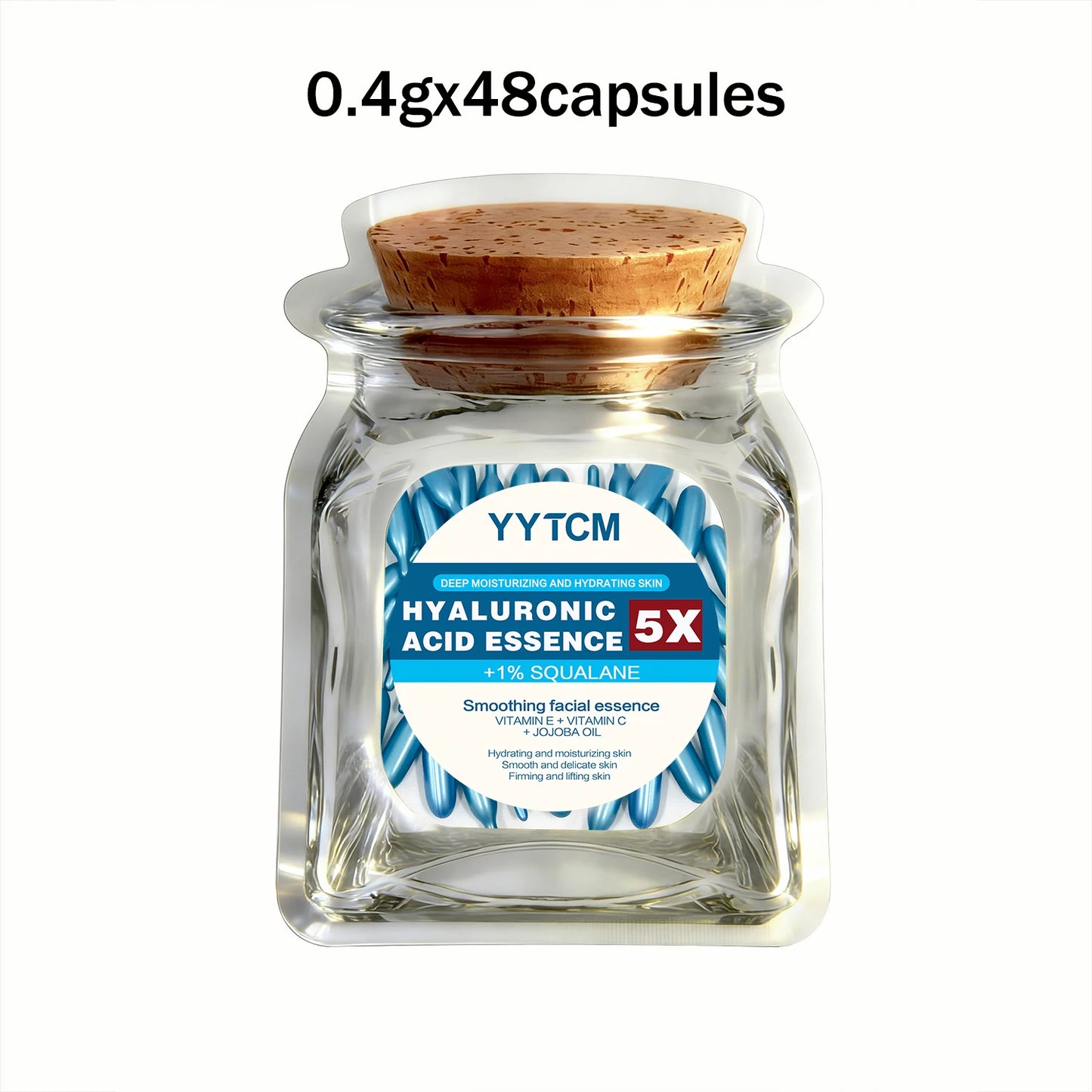 Sérum Hydratant à l'acide Hyaluronique-Capsule éclat