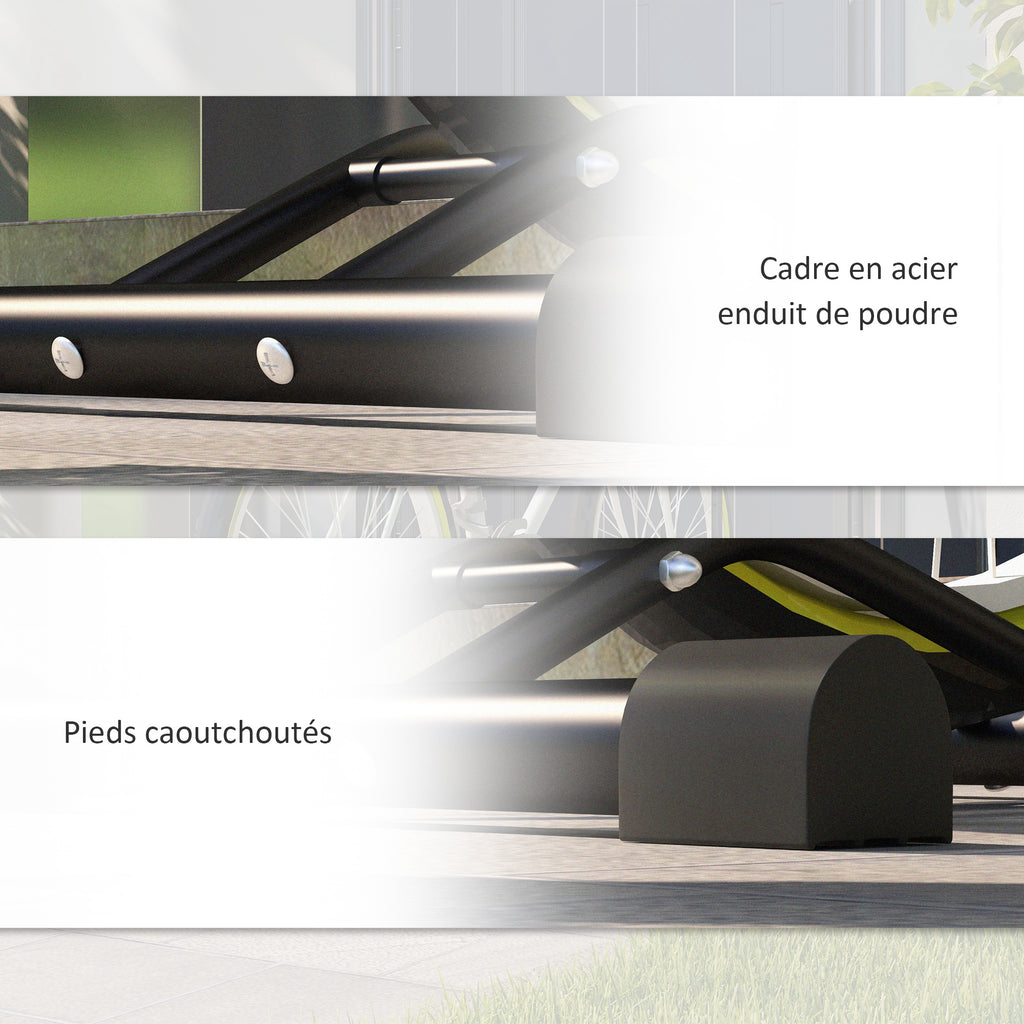 Porte-vélo autoportant idéal pour votre garage maison ou magasin de vélos pour les vélos 24 à 29" et vélo 700 c
