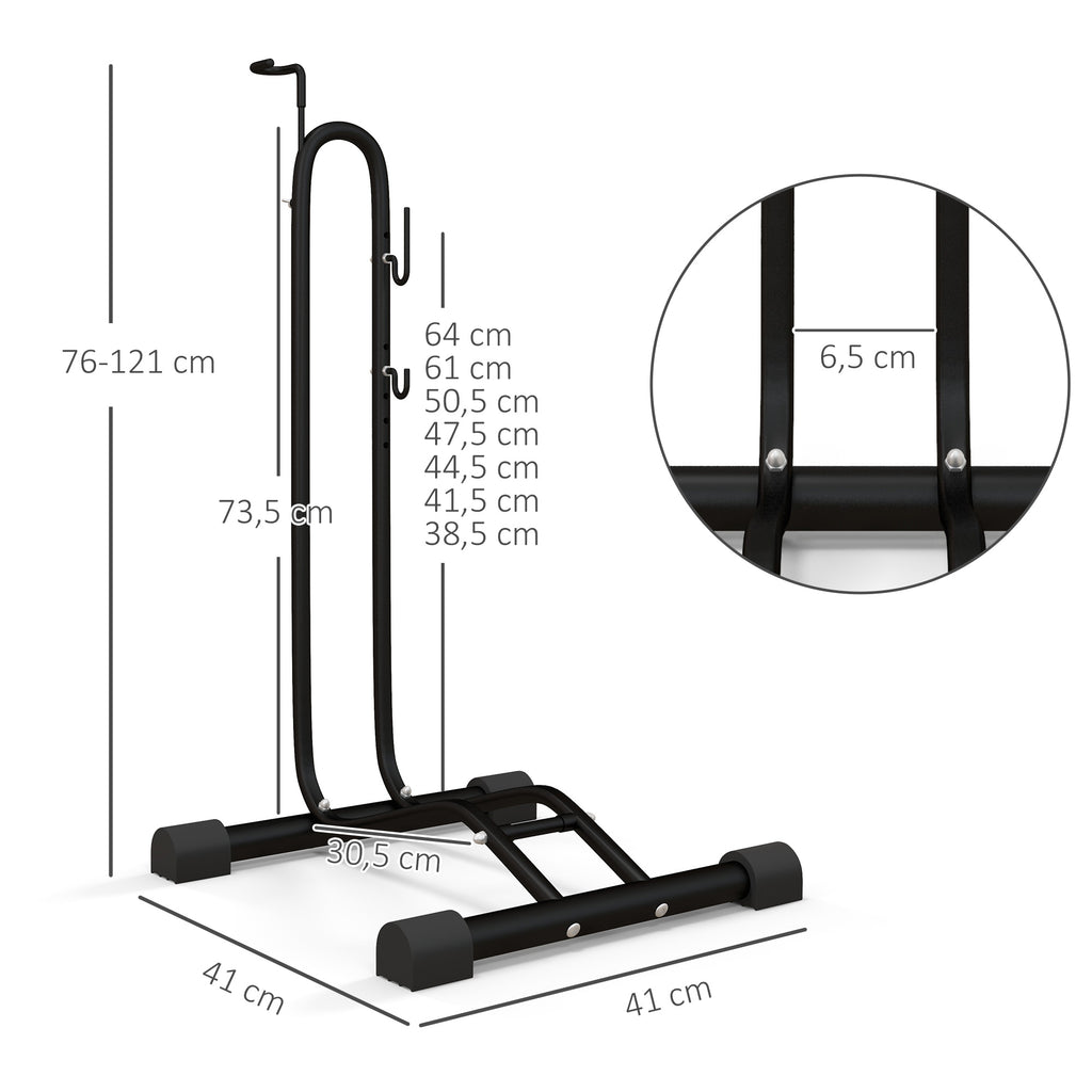 Porte-vélo autoportant idéal pour votre garage maison ou magasin de vélos pour les vélos 24 à 29" et vélo 700 c