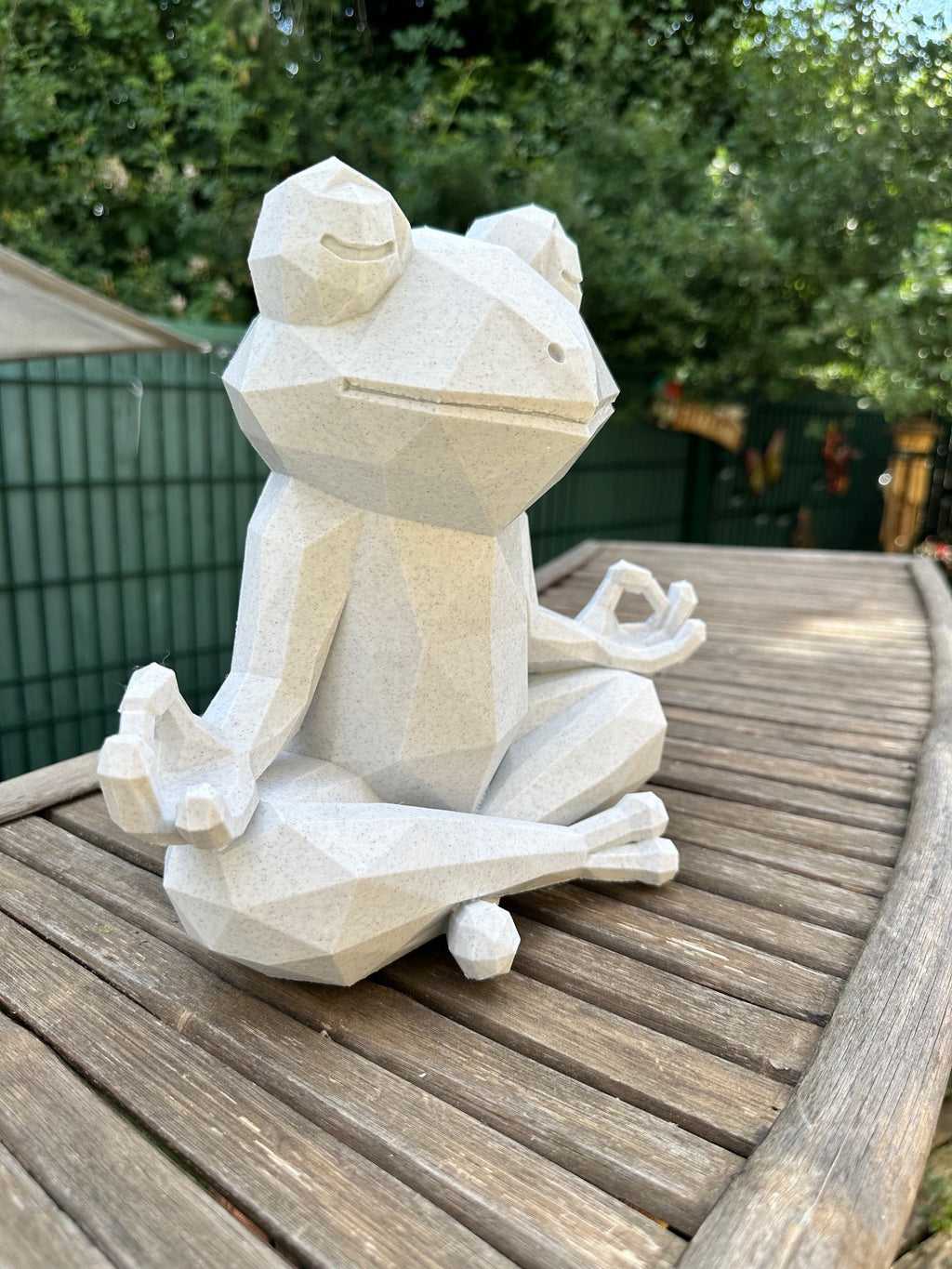 Collection grenouilles zen effet pierre – Lot de 3
