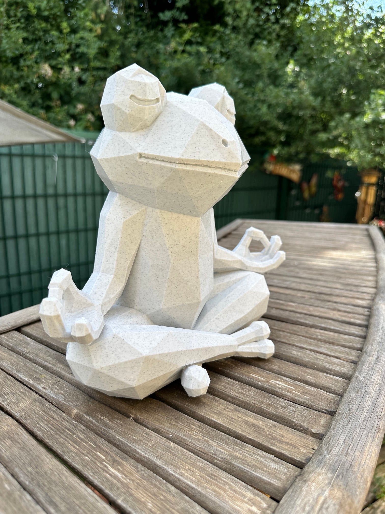 Collection grenouilles zen effet pierre – Lot de 3