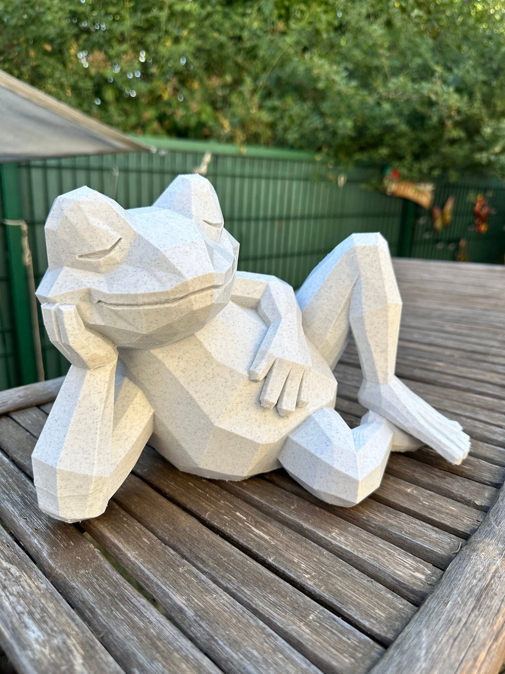 Collection grenouilles zen effet pierre – Lot de 3
